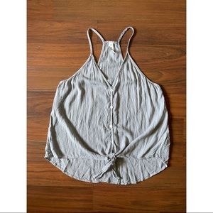 Gray Racerback Tank